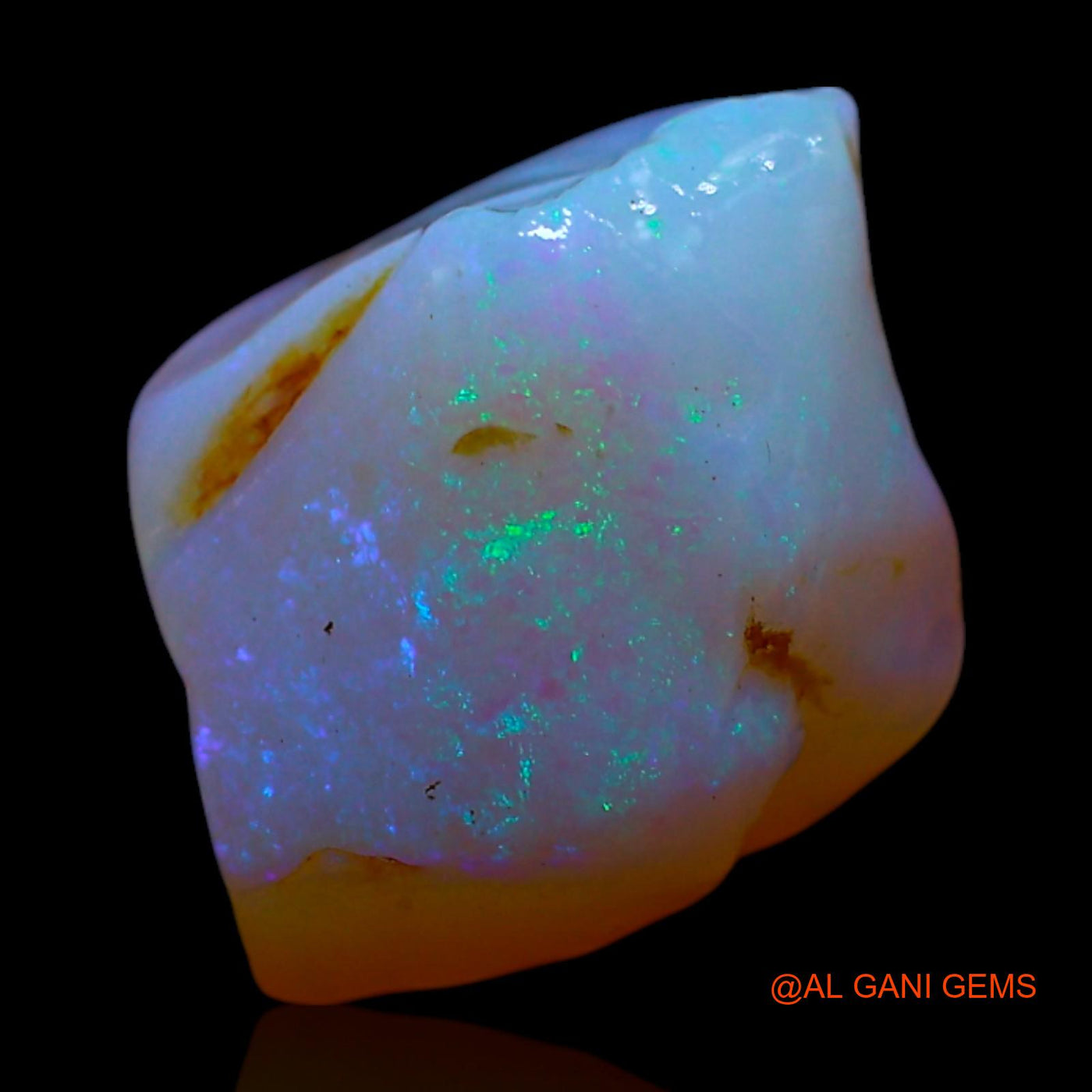 6.00 Cts Natural Australian Fire Opal Loose Gemstone Fancy Rough 11x10x9 mm RF-468