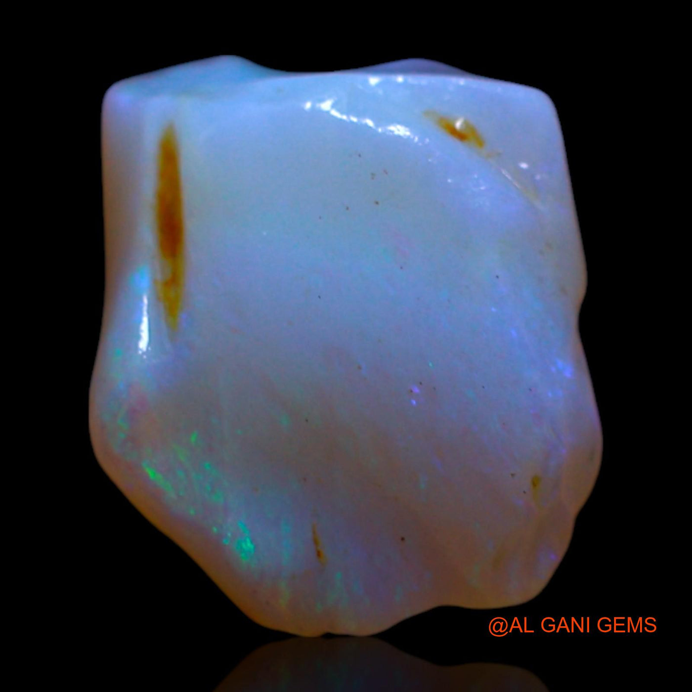 6.00 Cts Natural Australian Fire Opal Loose Gemstone Fancy Rough 11x10x9 mm RF-468