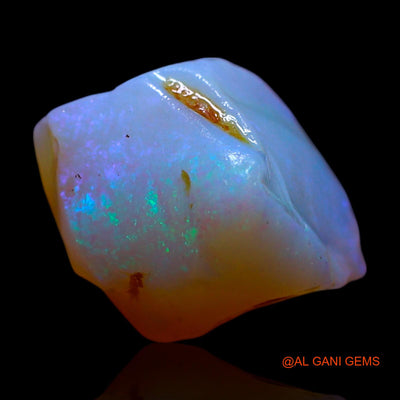 6.00 Cts Natural Australian Fire Opal Loose Gemstone Fancy Rough 11x10x9 mm RF-468
