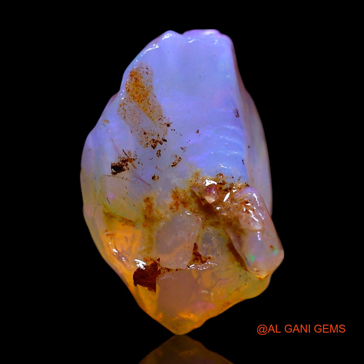 3.00 Cts Natural Australian Fire Opal Fancy Rough Loose Gemstone For Jewelry 14x8x5 mm RF-469