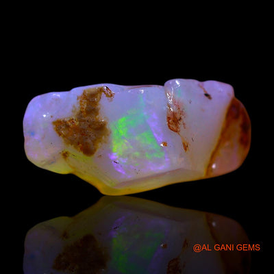 5.00 Cts Natural Australian Fire Opal Loose Gemstone Fancy Rough 14x9x6 mm RF-477
