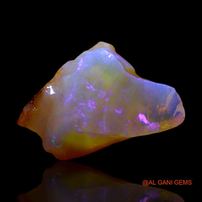 Natural Fire Opal Gemstone 3.00 Cts Loose Fancy Rough From Australia 16x12x5 mm RF-478