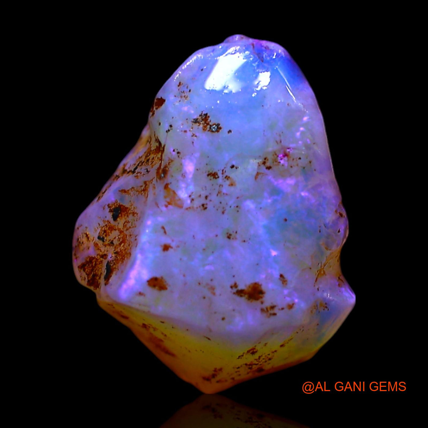 4.00 Cts Natural Australian Fire Opal Loose Gemstone Fancy Rough 14x10x7 mm RF-479