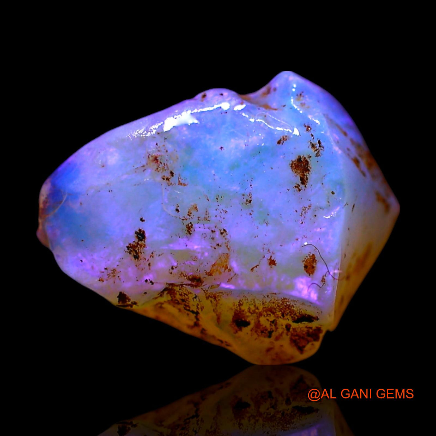 4.00 Cts Natural Australian Fire Opal Loose Gemstone Fancy Rough 14x10x7 mm RF-479