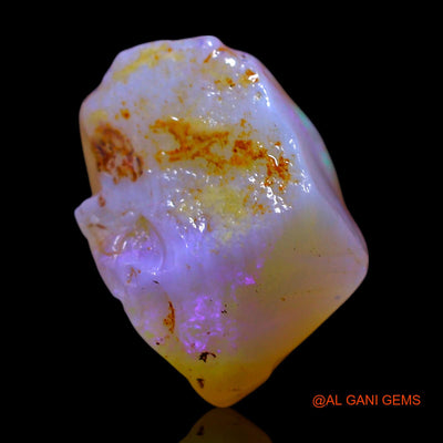 Natural Untreated Fire Opal Loose Gemstone Fancy Rough From Australia 5.00 Cts 14x9x7 mm RF-481
