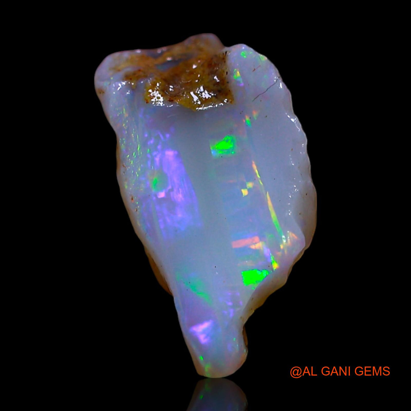 3.00 Cts Unheated Australian Fire Opal Loose Gemstone Fancy Rough Natural 11x10x7 mm RF-482