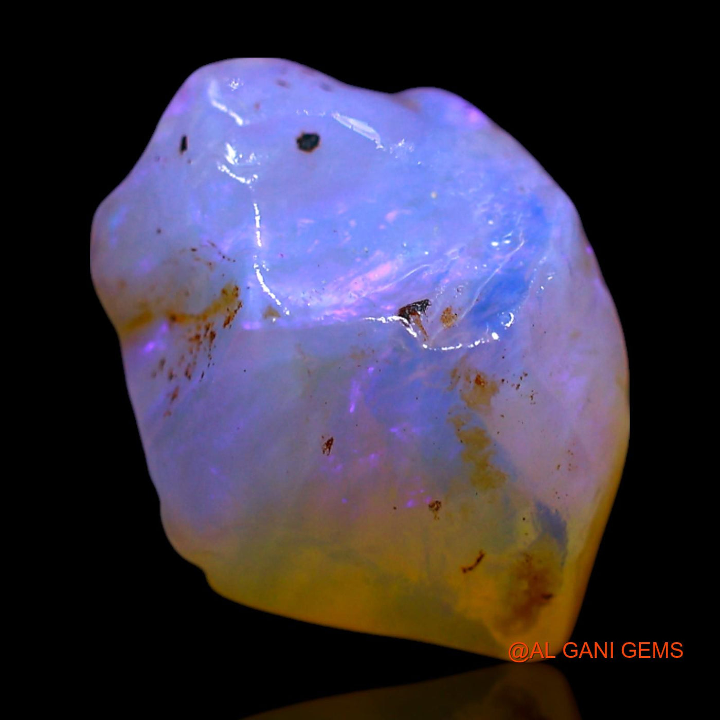 5.00 Cts Natural Australian Fire Opal Loose Gemstone Fancy Rough 12x11x7 mm RF-484