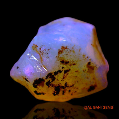 5.00 Cts Natural Australian Fire Opal Loose Gemstone Fancy Rough 12x11x7 mm RF-484