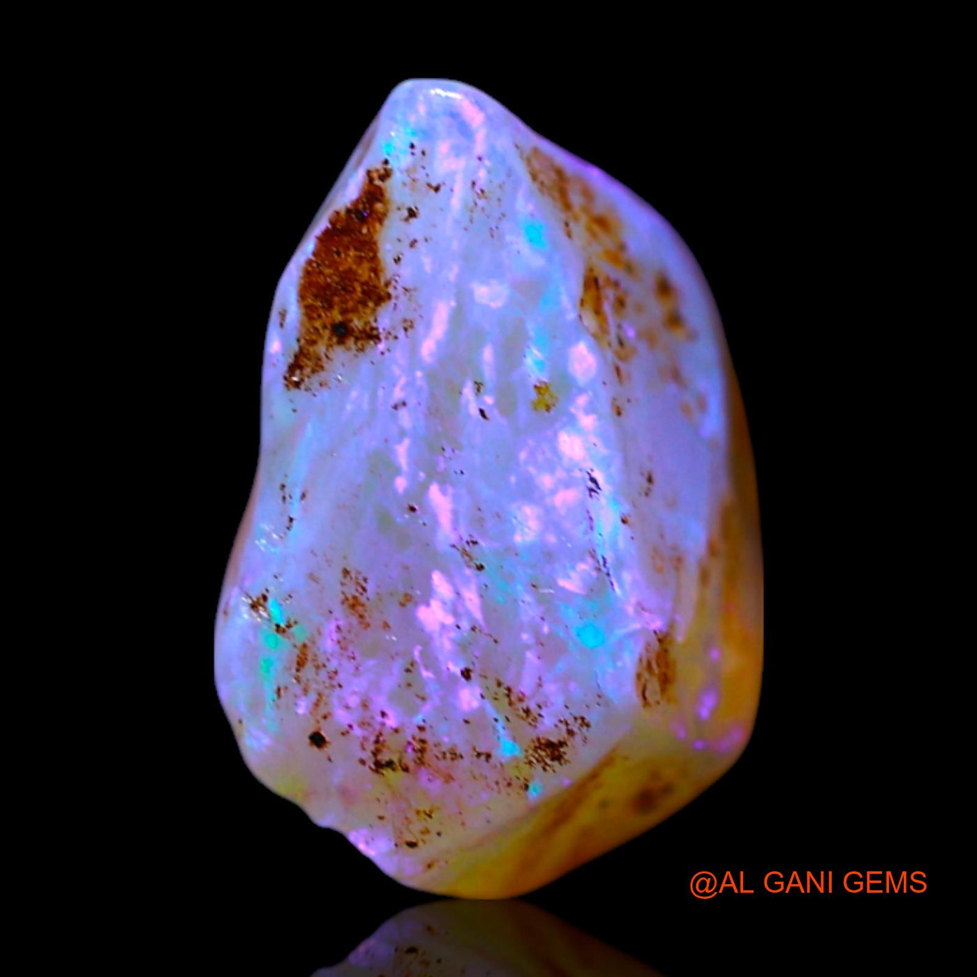 4.00 Cts Natural Australian Fire Opal Loose Gemstone Fancy Rough 11x10x6 mm RF-485