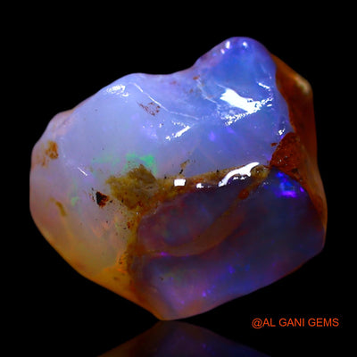 Natural Untreated Fire Opal Loose Gemstone Fancy Rough From Australia 6.00 Cts 12x9x8 mm RF-486
