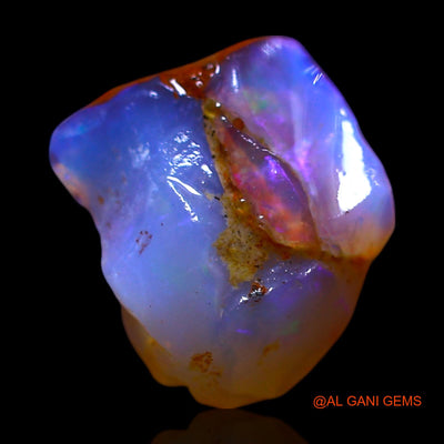 Natural Untreated Fire Opal Loose Gemstone Fancy Rough From Australia 6.00 Cts 12x9x8 mm RF-486