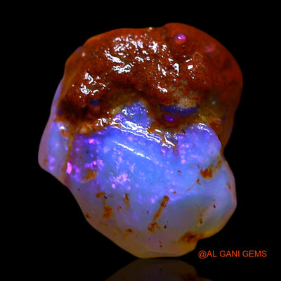 Natural Untreated Fire Opal Loose Gemstone Fancy Rough From Australia 6.00 Cts 12x9x8 mm RF-486