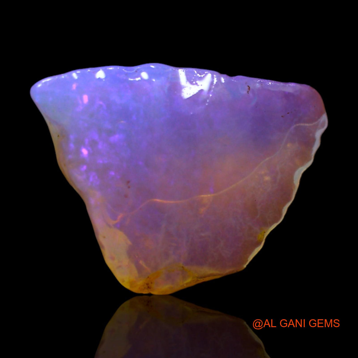 2.00 Cts Natural Australian Fire Opal Loose Gemstone Fancy Rough 14x10x4 mm RF-496