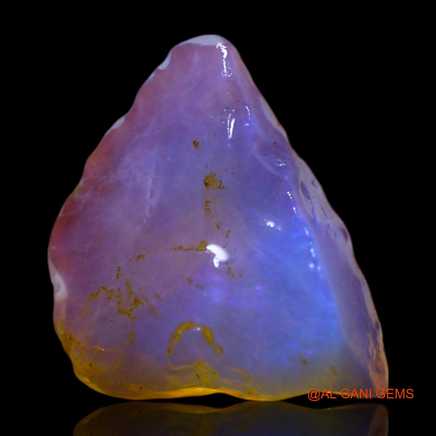 2.00 Cts Natural Australian Fire Opal Loose Gemstone Fancy Rough 14x10x4 mm RF-496