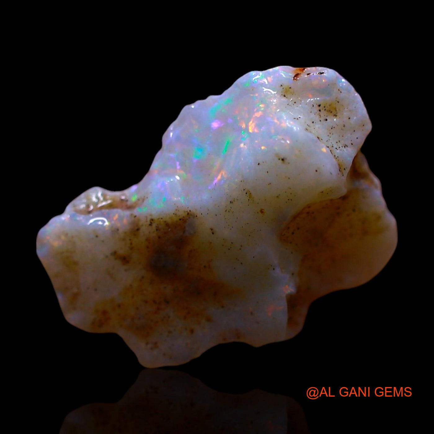 2.00 Cts Natural Australian Fire Opal Loose Gemstone Fancy Rough 14x10x4 mm RF-502