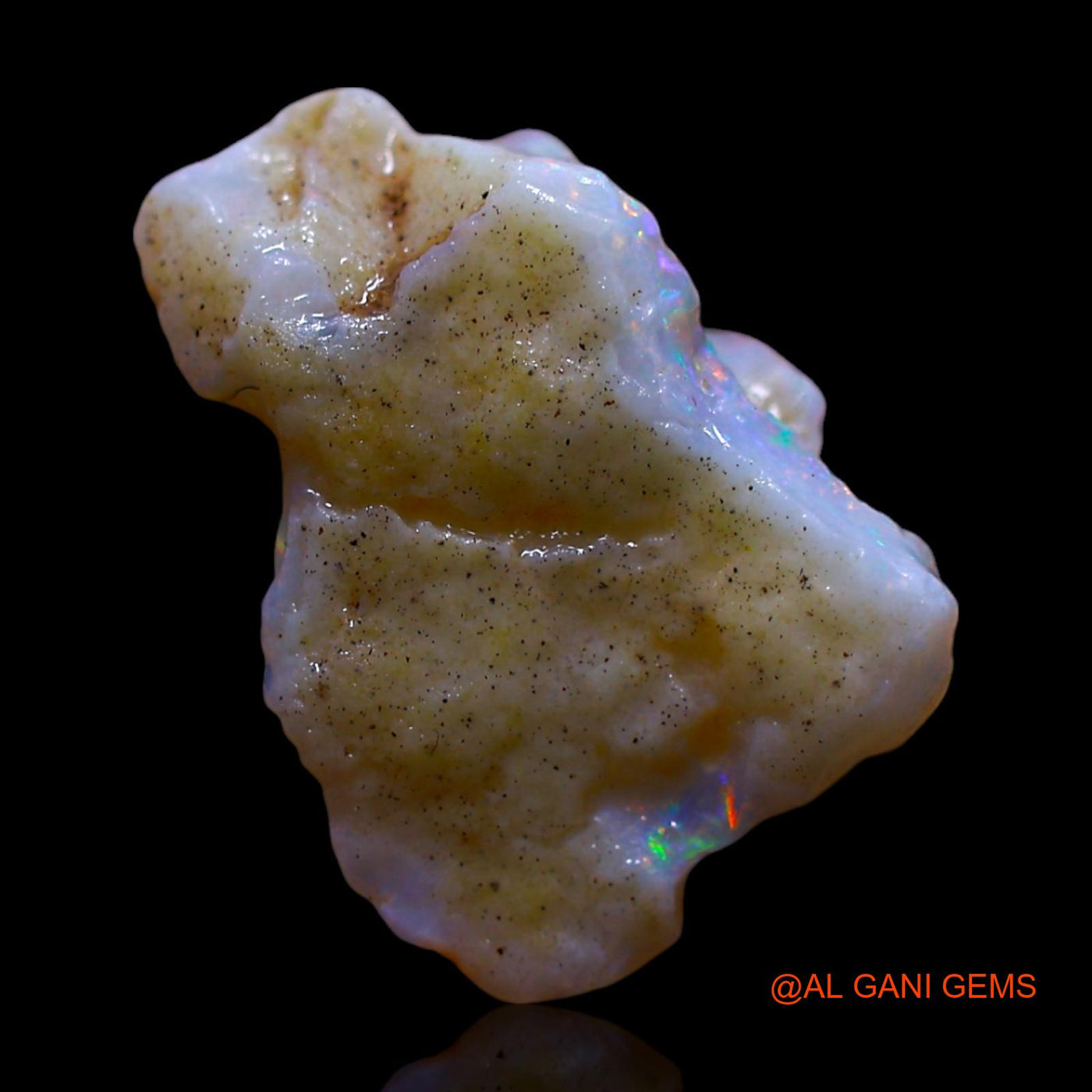 2.00 Cts Natural Australian Fire Opal Loose Gemstone Fancy Rough 14x10x4 mm RF-502
