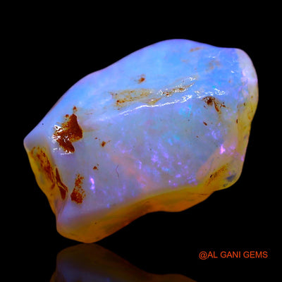 Natural Fire Opal Gemstone 3.00 Cts Loose Fancy Rough From Australia 14x10x6 mm RF-503
