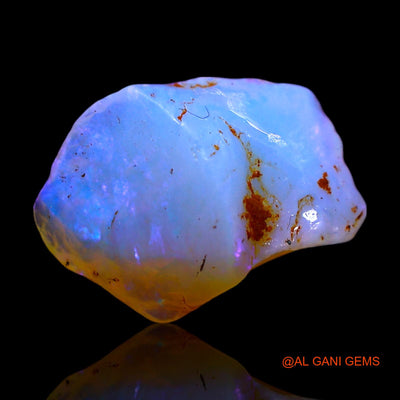 Natural Fire Opal Gemstone 3.00 Cts Loose Fancy Rough From Australia 14x10x6 mm RF-503