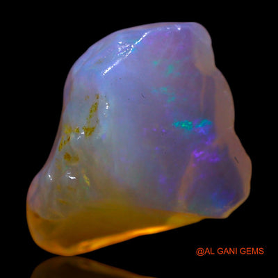 Natural Untreated Fire Opal Loose Gemstone Fancy Rough From Australia 3.00 Cts 14x11x6 mm RF-504