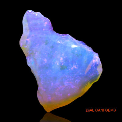 Natural Untreated Fire Opal Loose Gemstone Fancy Rough From Australia 3.00 Cts 14x11x4 mm RF-506