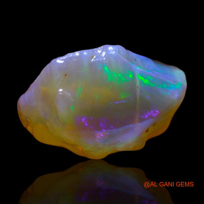 Natural Fire Opal Gemstone 3.00 Cts Loose Fancy Rough From Australia 14x9x6 mm RF-507