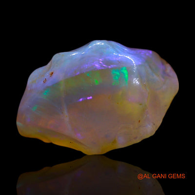Natural Fire Opal Gemstone 3.00 Cts Loose Fancy Rough From Australia 14x9x6 mm RF-507