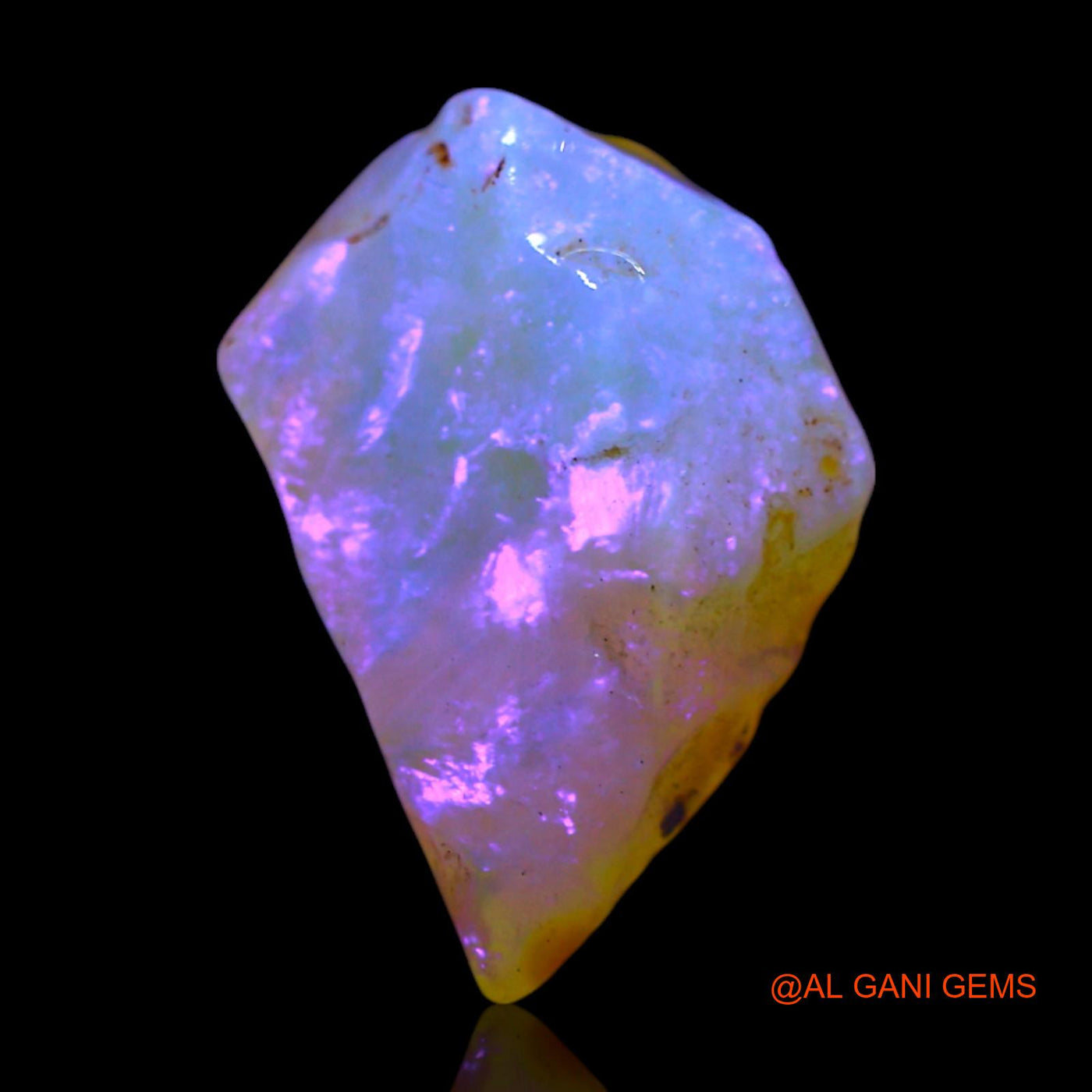 4.00 Cts Natural Australian Fire Opal Fancy Rough Loose Gemstone For Jewelry 14x10x7 mm RF-508