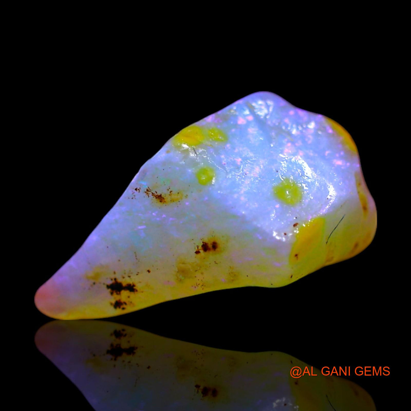 4.00 Cts Natural Australian Fire Opal Fancy Rough Loose Gemstone For Jewelry 14x10x7 mm RF-508