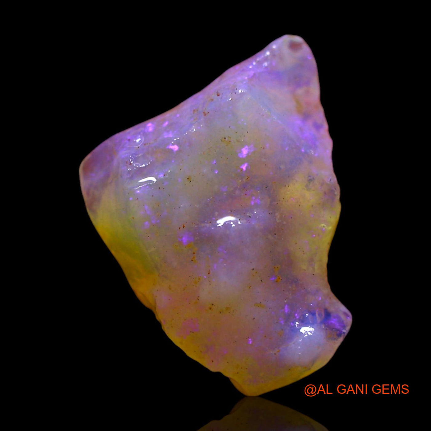 2.00 Cts Natural Australian Fire Opal Loose Gemstone Fancy Rough 12x10x4 mm RF-509