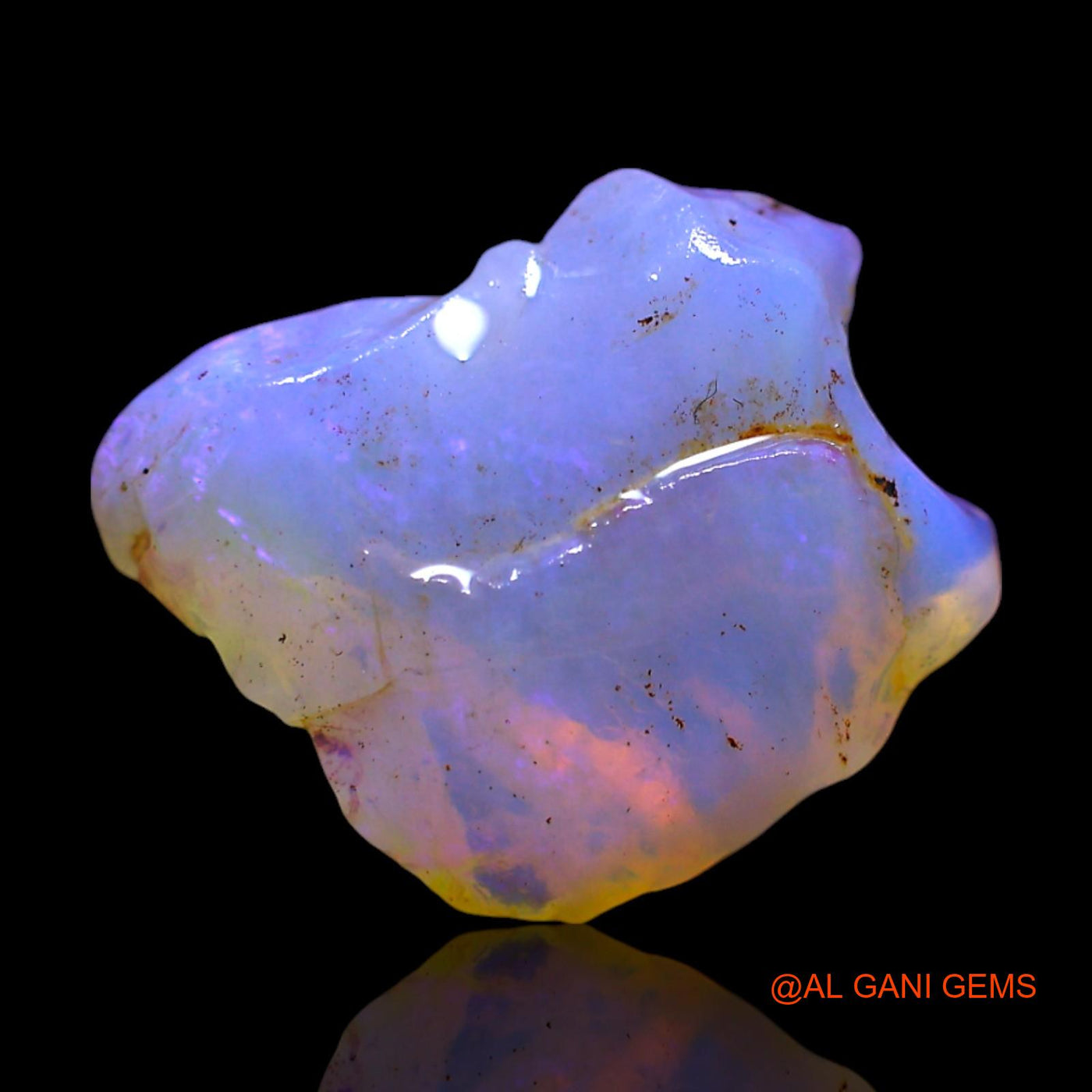 3.00 Cts Unheated Australian Fire Opal Loose Gemstone Fancy Rough Natural 14x10x5 mm RF-512
