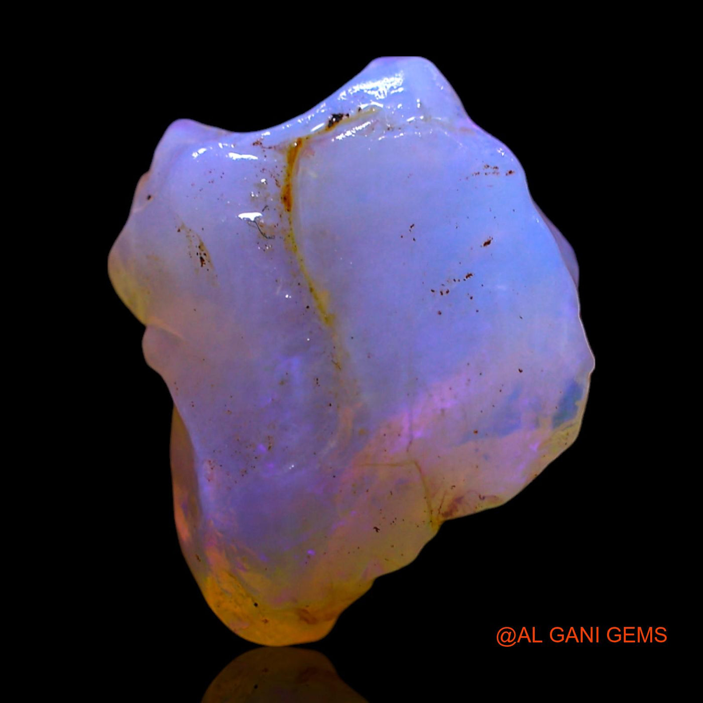 3.00 Cts Unheated Australian Fire Opal Loose Gemstone Fancy Rough Natural 14x10x5 mm RF-512