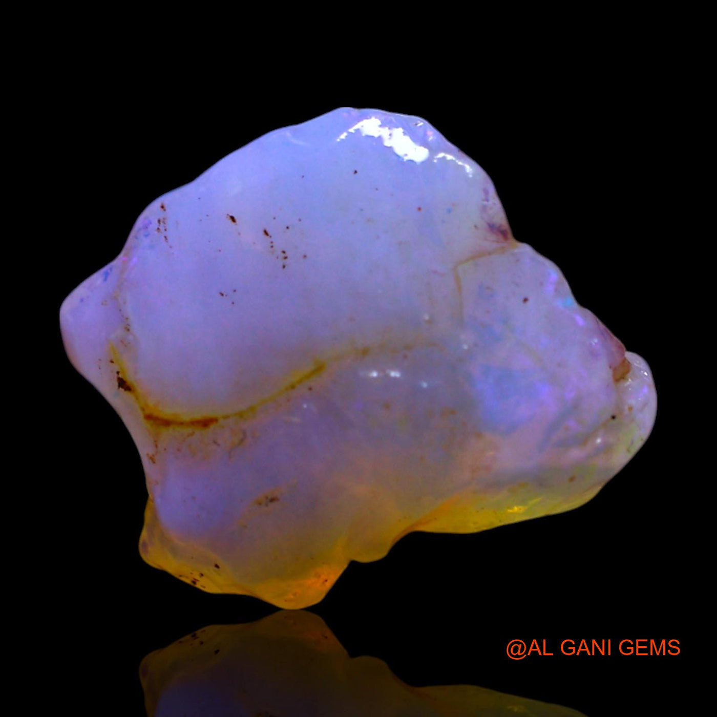 3.00 Cts Unheated Australian Fire Opal Loose Gemstone Fancy Rough Natural 14x10x5 mm RF-512