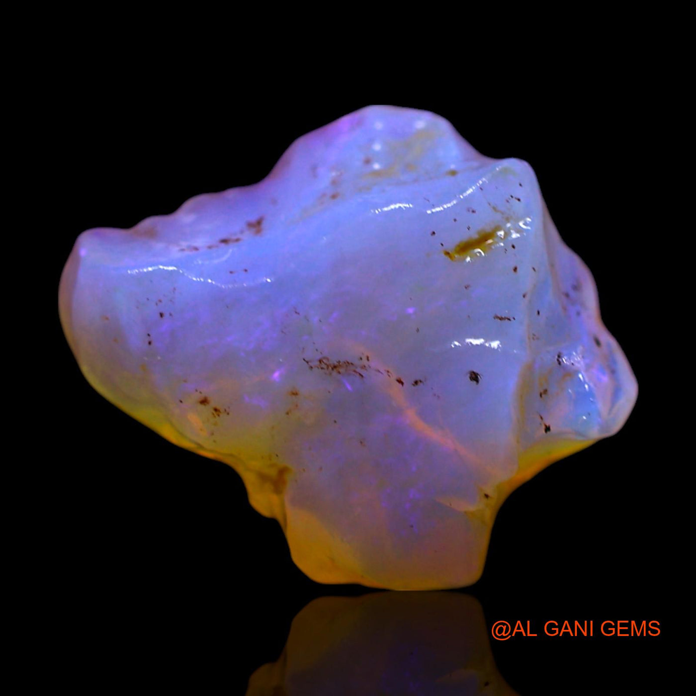 3.00 Cts Unheated Australian Fire Opal Loose Gemstone Fancy Rough Natural 14x10x5 mm RF-512
