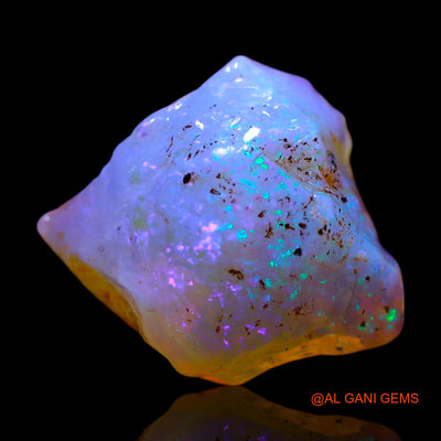 3.00 Cts Natural Australian Fire Opal Loose Gemstone Fancy Rough 11x11x5 mm RF-513