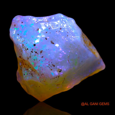 3.00 Cts Natural Australian Fire Opal Loose Gemstone Fancy Rough 11x11x5 mm RF-513