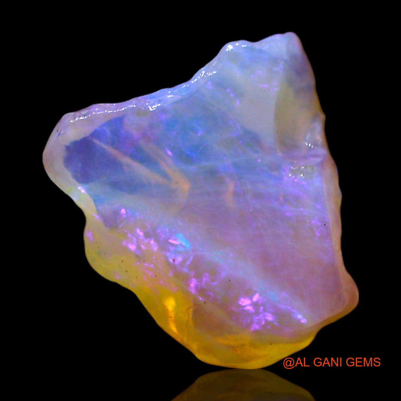 3.00 Cts Natural Australian Fire Opal Loose Gemstone Fancy Rough 12x11x5 mm RF-515