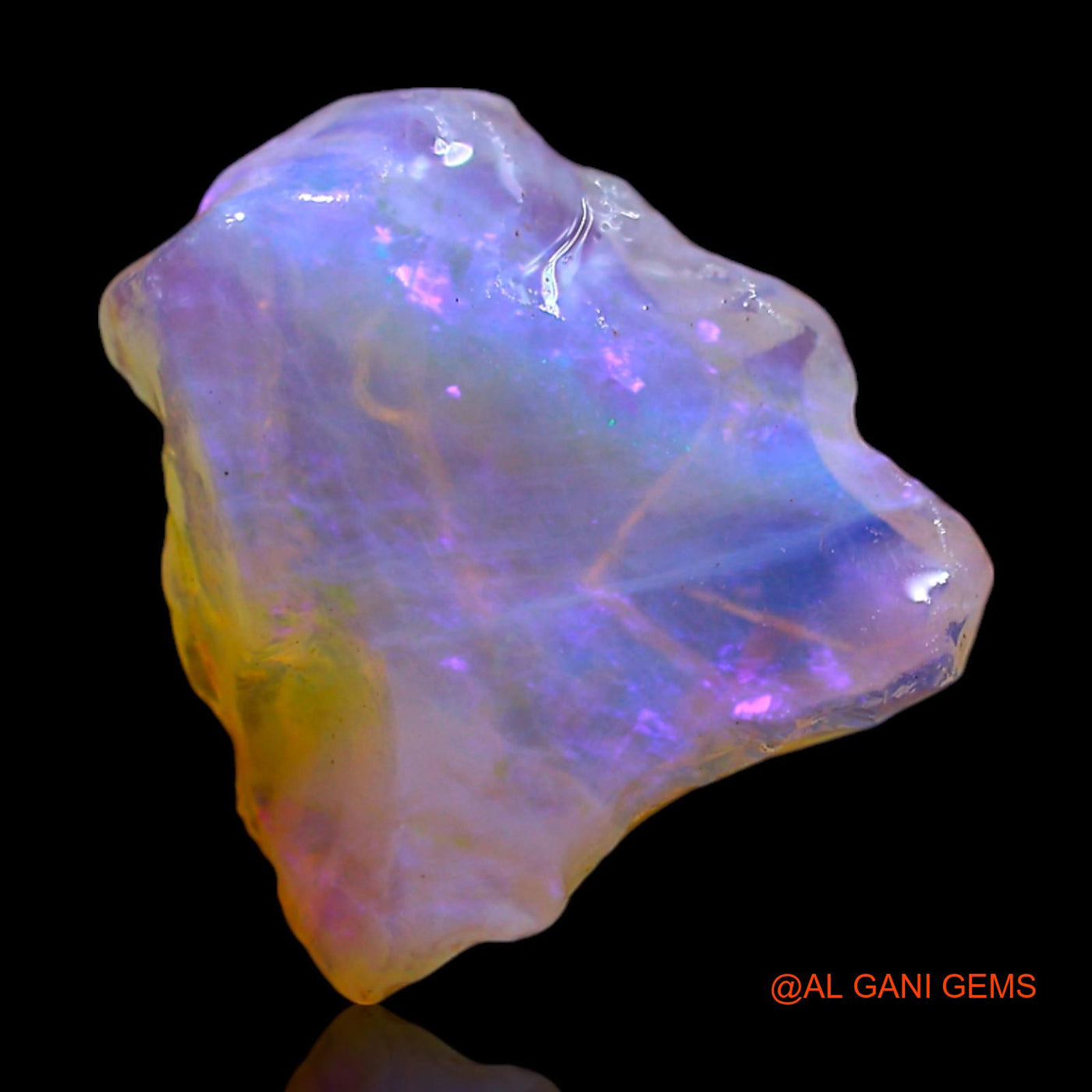 3.00 Cts Natural Australian Fire Opal Loose Gemstone Fancy Rough 12x11x5 mm RF-515