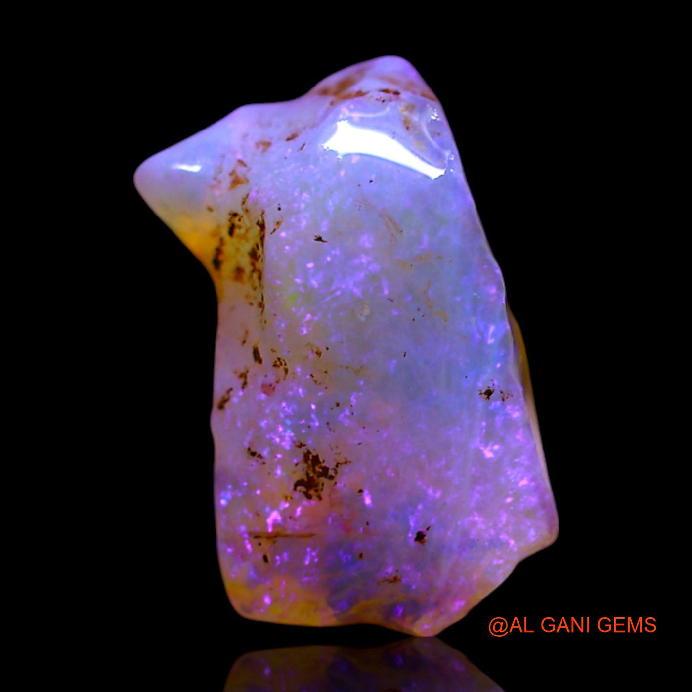 2.00 Cts Natural Australian Fire Opal Loose Gemstone Fancy Rough 13x7x5 mm RF-520