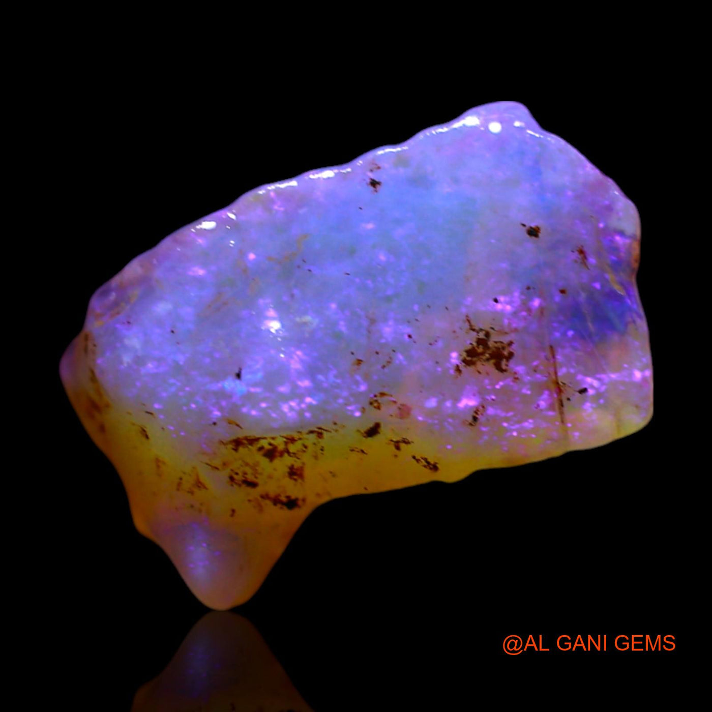2.00 Cts Natural Australian Fire Opal Loose Gemstone Fancy Rough 13x7x5 mm RF-520