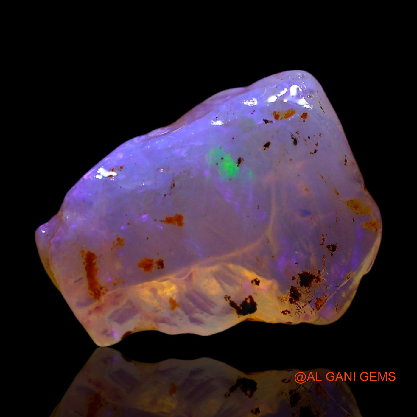 2.00 Cts Natural Australian Fire Opal Loose Gemstone Fancy Rough 12x9x5 mm RF-521