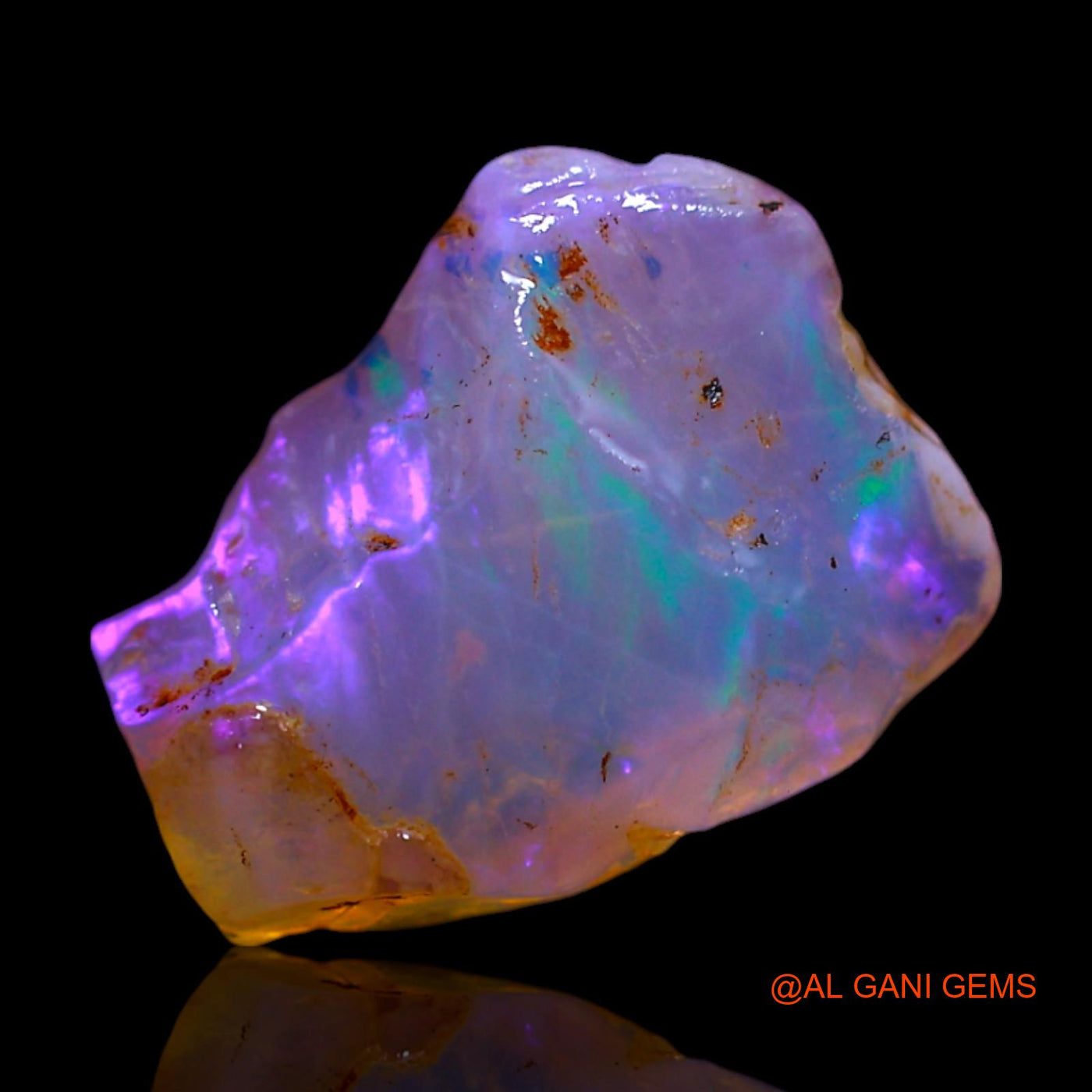 2.00 Cts Natural Australian Fire Opal Loose Gemstone Fancy Rough 12x9x5 mm RF-521