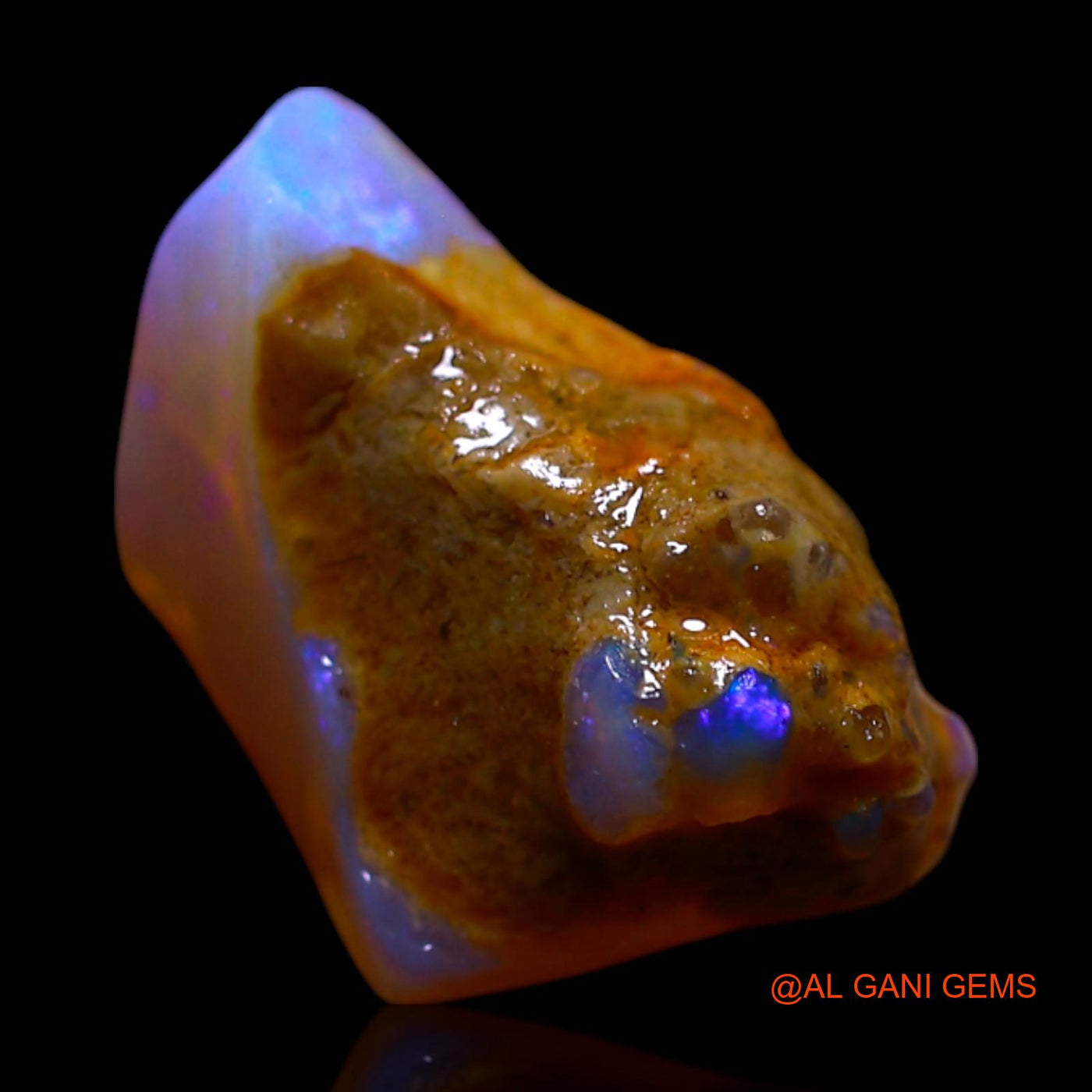 3.00 Cts Natural Australian Fire Opal Loose Gemstone Fancy Rough 13x9x6 mm RF-524