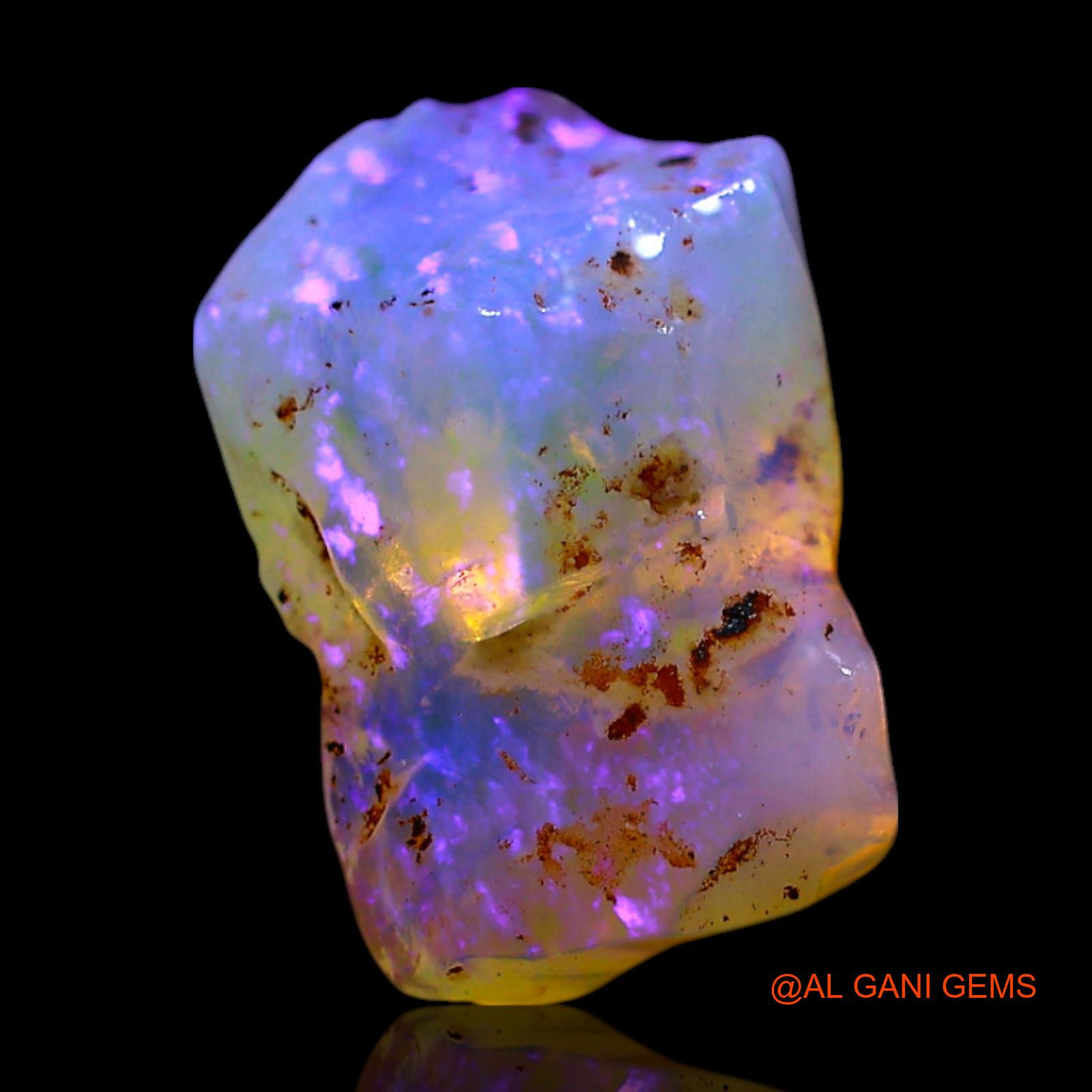 3.00 Cts Natural Australian Fire Opal Loose Gemstone Fancy Rough 13x8x6 mm RF-525