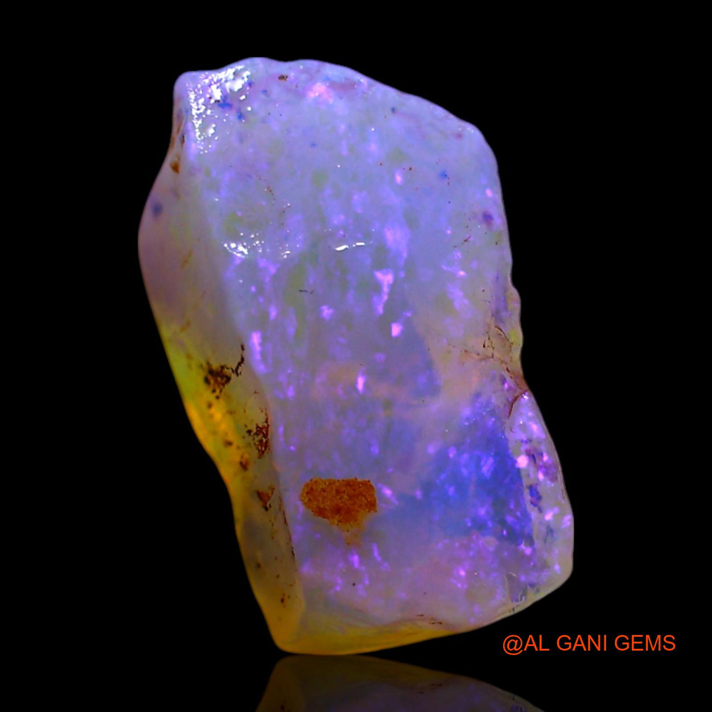 3.00 Cts Natural Australian Fire Opal Loose Gemstone Fancy Rough 13x8x6 mm RF-525