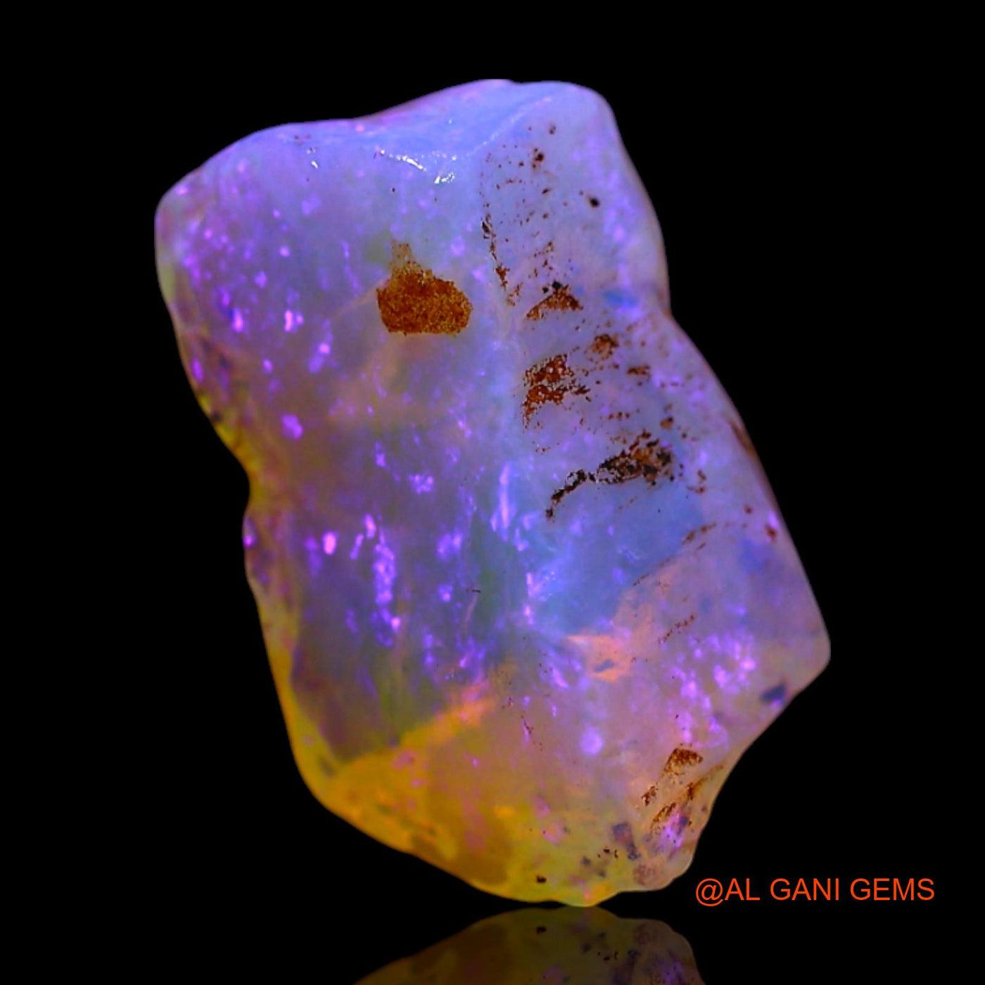 3.00 Cts Natural Australian Fire Opal Loose Gemstone Fancy Rough 13x8x6 mm RF-525