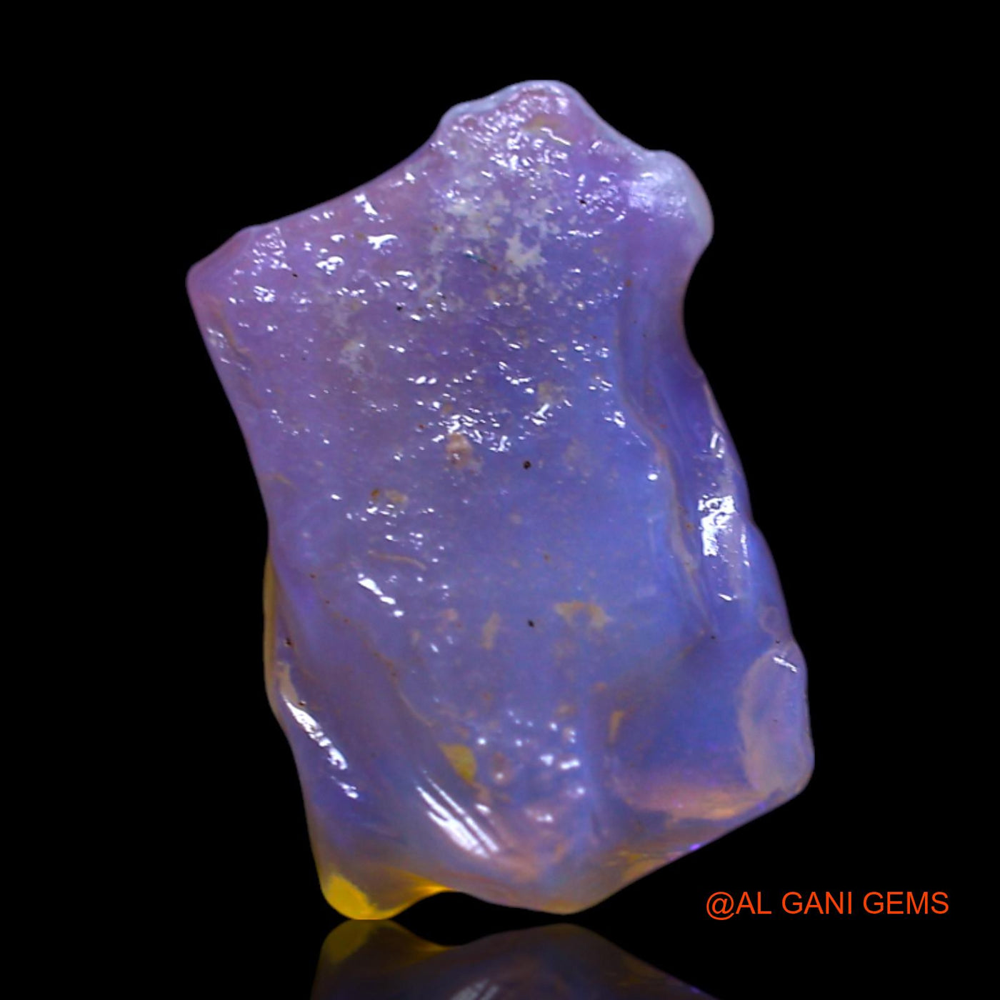 Natural Fire Opal Gemstone 2.00 Cts Loose Fancy Rough From Australia 12x8x4 mm RF-527