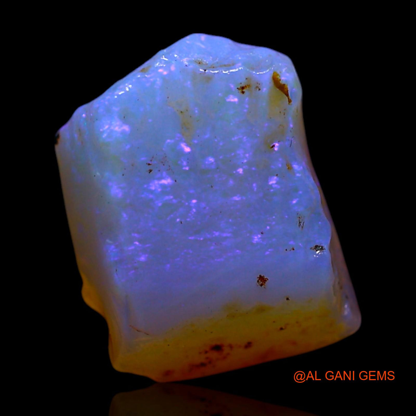 3.00 Cts Unheated Australian Fire Opal Loose Gemstone Fancy Rough Natural 11x9x4 mm RF-528