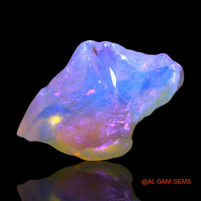 Natural Fire Opal Gemstone 2.00 Cts Loose Fancy Rough From Australia 14x9x5 mm RF-529