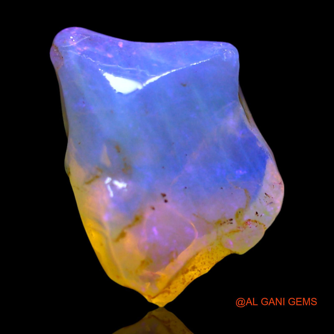 3.00 Cts Natural Australian Fire Opal Loose Gemstone Fancy Rough 13x9x5 mm RF-530