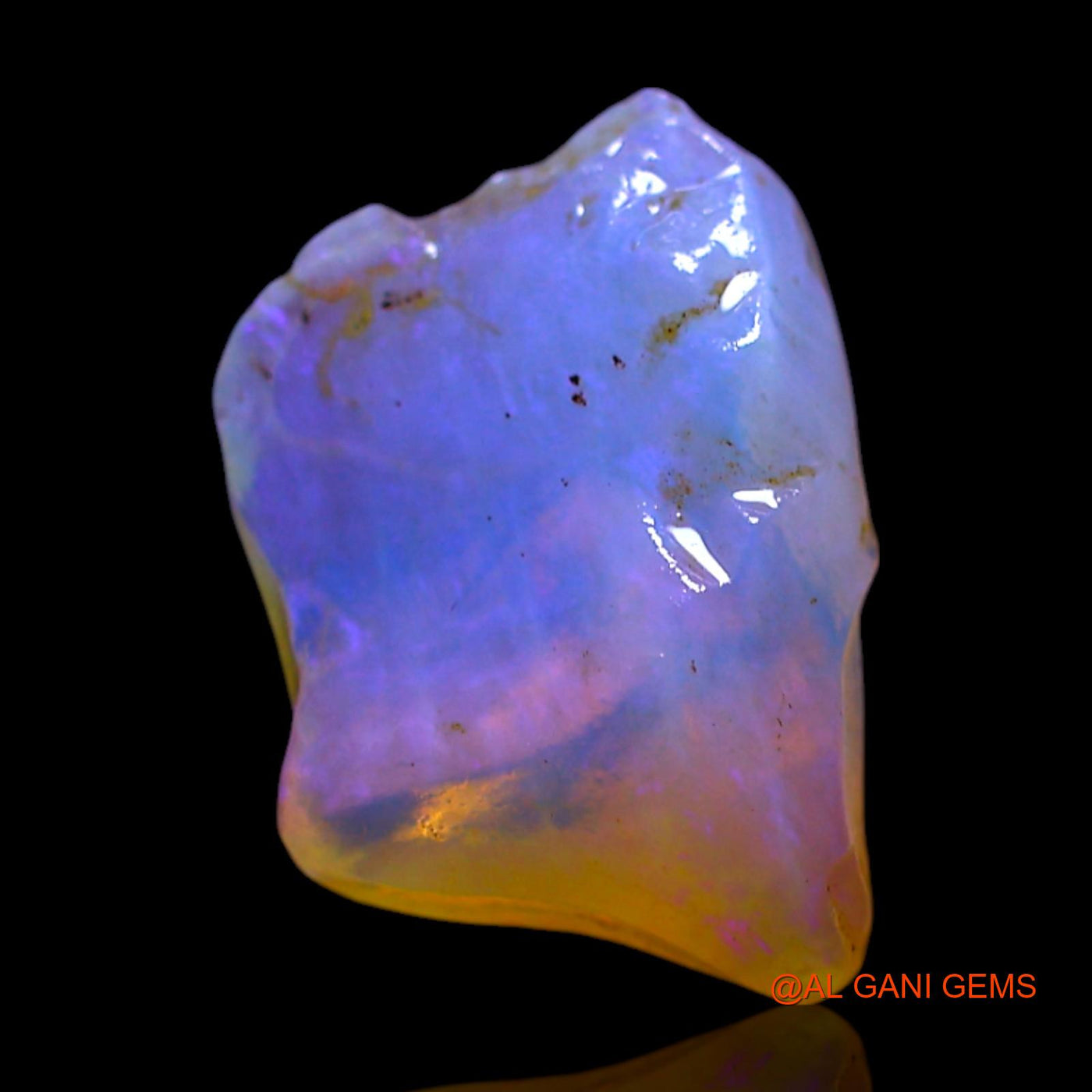 3.00 Cts Natural Australian Fire Opal Loose Gemstone Fancy Rough 13x9x5 mm RF-530